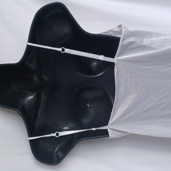 Vintage Vassarette Liner White Ice 20" Nylon Made in USA Slip 34 NWT Bridal - Picture 4 of 6